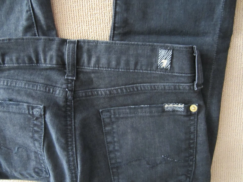 NWOT * 7 FOR ALL MANKIND ROXANNE JEANS size 10 - Imagem 2 de 3
