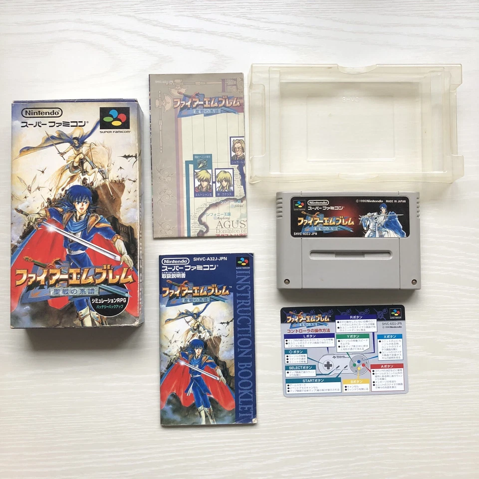 Fire Emblem Mystery & Seisen Tactics ogre FEDA Nintendo SFC Super Famicom Japan - Image 4 of 4