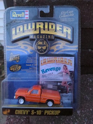 Pickup Revell Lowrider Magizine Chevy S-10. Laranja: Muito