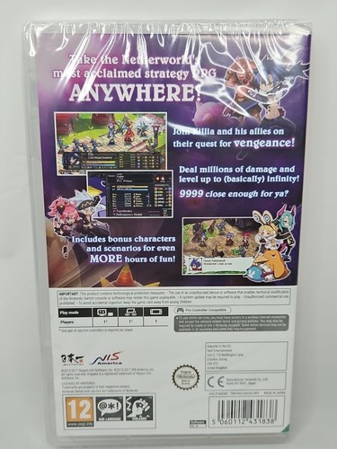 Disgaea 5 Complete (Nintendo Switch) Factory Sealed Rare Game - Picture 2 of 2