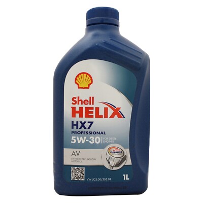 Shell Helix HX7 Professional AV 5W-30 5W30 Semi-Synthetic Engine