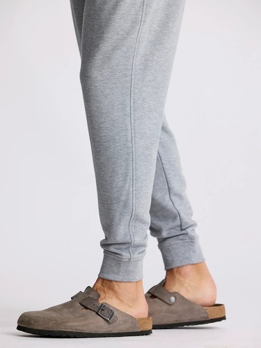 $98 FREE FLY Men's Bamboo Lightweight Fleece Jogger | Heather Grey | Medium - Picture 5 of 16