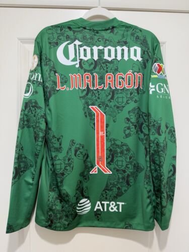 Luis Angel Malagon #1 Mens MEDIUM Nike Club America Vs Cruz Azul Jersey