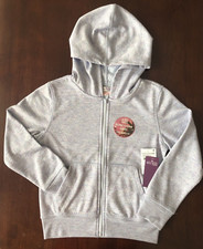 Hollywood Kids Full Zip Honeycomb Lined Hoodie in Unicorn Heather Size S 7/8 