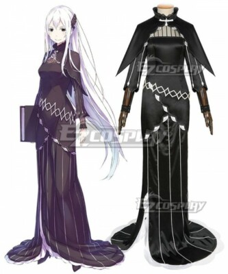 Re:Zero Re: Life In A Different World From Zero Echidna Fiction Cosplay Costume 