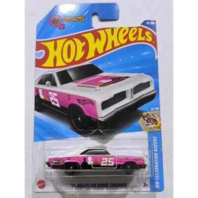 Hot Wheels 2025 Case D Mainline - 74 Brazilian Dodge Charger - Int