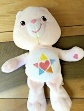 True Heart Vintage Pink Star Bear Care Bears Plush Lovey