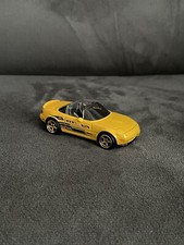 Hot Wheels JDM Yellow’91 MAZDA MX-5 MIATA Custom Wheels Swap Rubber Tyres