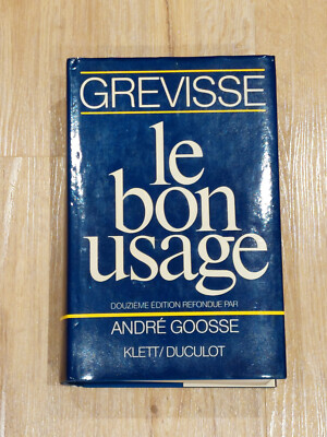 Studium Französisch GREVISSE LE BON USAGE - Douzième Edition