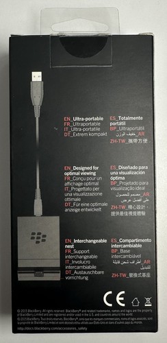 Official BlackBerry Leap Modular Sync Pod with USB Cable - ACC-60937-001 BLACK - Picture 2 of 5