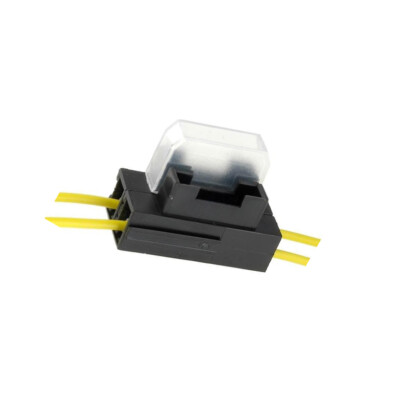 2X OBS-075-Y Buchse KFZ-Sicherungen 19mm 0,75mm2 5A gelb 4CARMEDIA