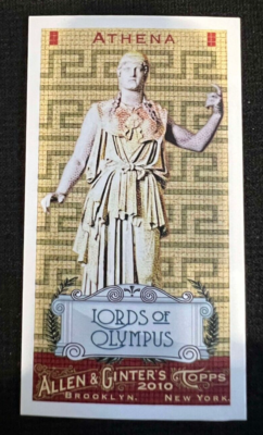 LORDS OF OLYMPUS 2010 Topps Allen & Ginter Mini Insert Card ATHENA