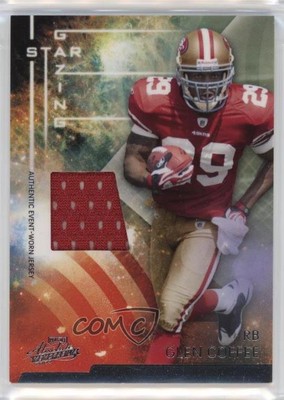2009 Playoff Absolute Memorabilia Star Gazing Materials Glen Coffee Rookie RC