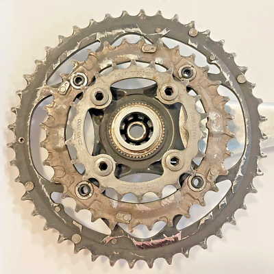 Shimano Deore XT FC-M752 3x 9s Mountain Bike Crankset 175mm 44/32