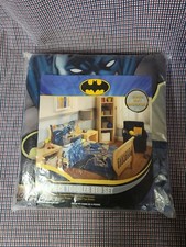 Batman DC Comics 4-Piece Toddler Bed Set Pillowcase Quilt Fitted Flat Soft NIP
