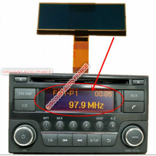 Écran LCD auto radio Nissan résout les pixels morts sur Juke et Navara