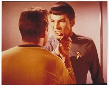 LEONARD NIMOY 8x10 color photo STAR TREK "The Naked Time"