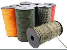 4mm Paracord Strong Rope Cord 550 Bushcraft Hiking Camping Fray Resistant