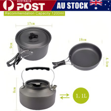 Camping Cookware Set Lightweight  Compact Backpacking Outdoor Cooking and Picnic