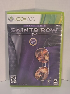 Saints Row 4 IV (Microsoft Xbox 360, 2013) No Manual 816819010709