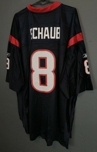 REEBOK MEN'S MATT SCHAUB #8 HOUSTON TEXANS NFL FOOTBALL SHIRT JERSEY SIZE XL - Picture 3 of 9