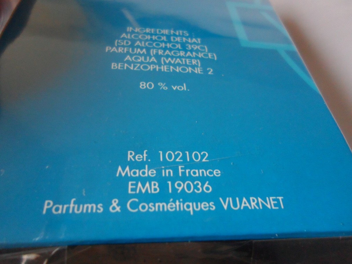 香水(男性用) VUARNET Eau de Toilette 3ml Vuarnet France EDT Spray 3.3 oz / 100 ml New In Sealed Box . | eBay