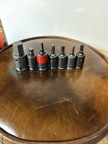 Apex Dayton O Mixed 7pc Hex Allen Impact Bit Drivers 3/8