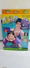 Girls Swim Safe ABC Water Wings Inflatable arm floaties M/L 40-80lb toddler baby