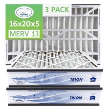 Trion Air Bear 266649-104 3-Pack - 16" x 20" x 5" Pleated Air Filter, MERV 13