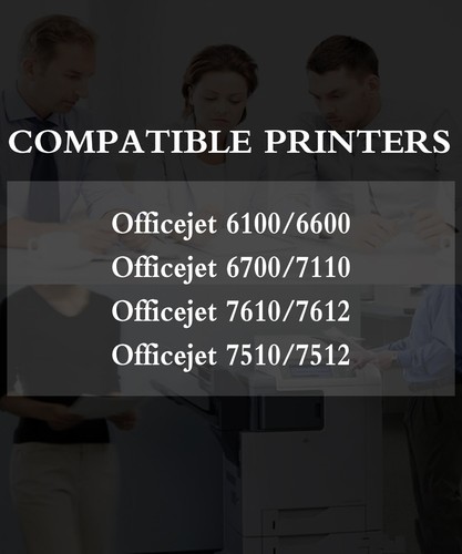 3-Pack color Ink Cartridge 933 for Officejet 6700 7110 Printer - 第 2/2 張圖片