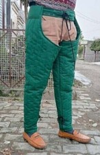 handmade Medieval Cotton Padded Lower Under Gambeson Armor Legging