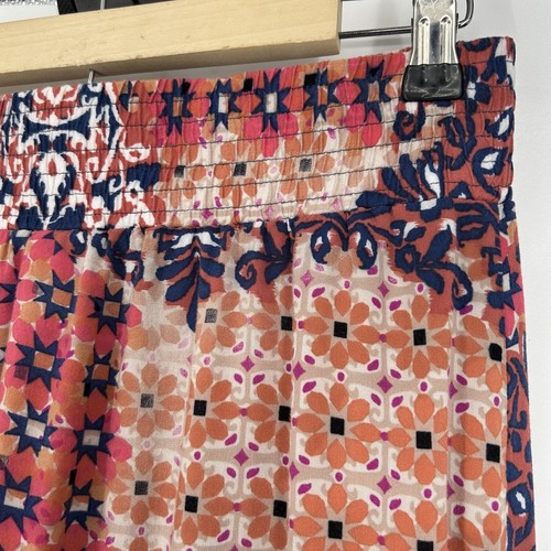 Cabi 5053 Isabel Patchwork Ruffle Skirt Boho Floral Layered Pull On Pink Size XS - Picture 5 of 8