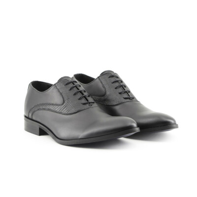 Elegante schwarze formelle Herrenschuhe von Made in Italia