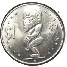 elf Cook Islands 1 Dollar 1983   God of Creation  