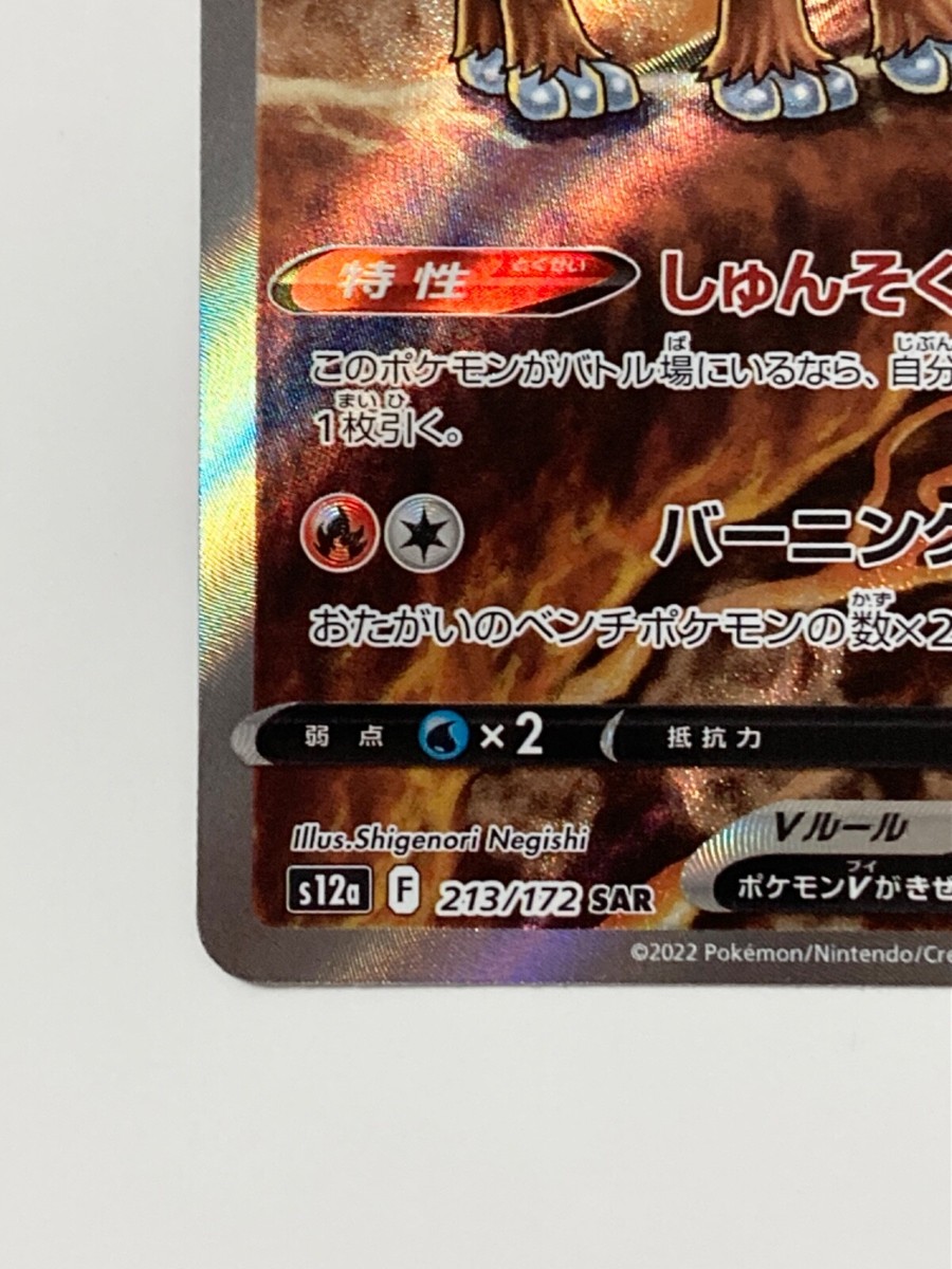 Entei V SAR 213/172 s12a VSTAR Universe Japanese Pokemon