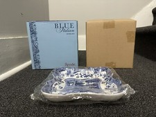 Spode Blue Italian Oval Platter 35cm, 14  .   50 