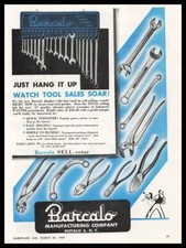 1949 Barcalo Mfg Buffalo New York Chrome Plated Wrench Displays Vintage Print Ad
