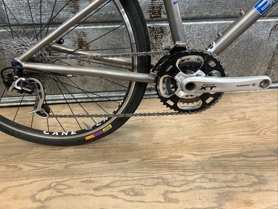 Kent Eriksen Titanium Custom 26” Flat Bar Gravel / Town Bike XXS 13” - Image 4 of 4