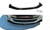 CUP Spoilerlippe Schwarz FüR Citroen DS5 + FL Frontspoiler Spoilerschwert ABS V2