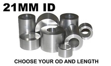ALUMINUM 21MM ID X 31MM, 30MM, 29MM OR 28MM OD BUSHING SPACER