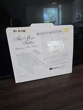 Creative Memories File Mate Folders 13qty Blank Center Tab 611166 Sealed New