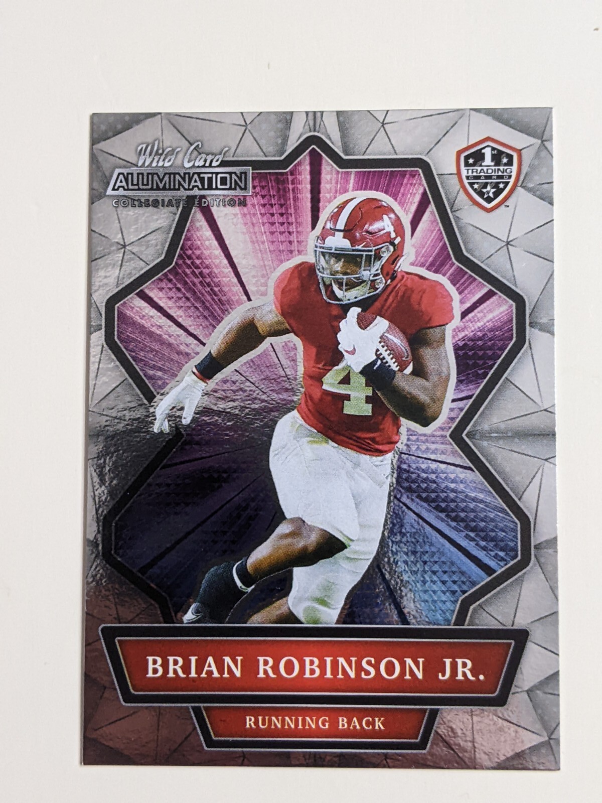 2021 wild card alumination Brian Robinson rc anbc-65 Alabama / Washington commad