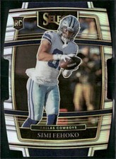 2021 Panini Select #83 Simi Fehoko Silver Prizm Die Cut