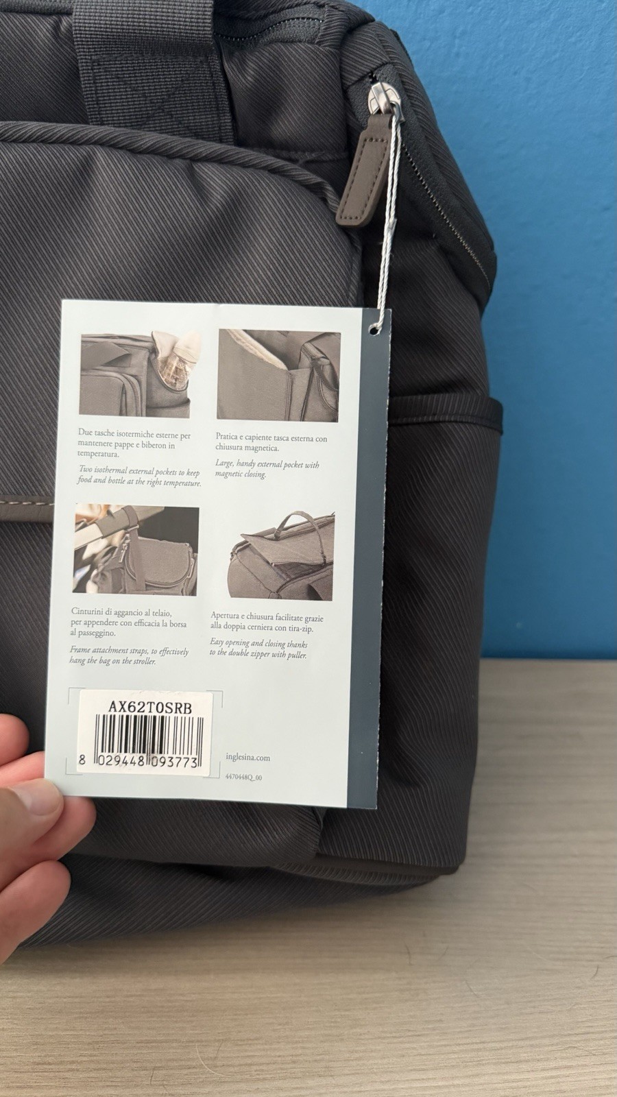 Inglesina Dual Bag borsa per passeggino con tracolla foto 4