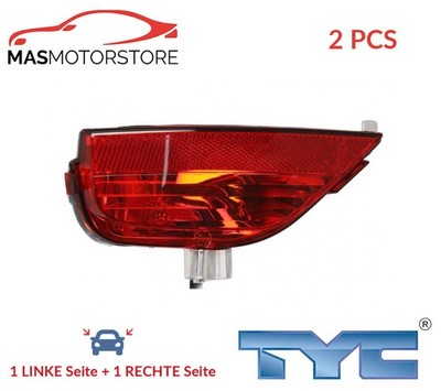 NEBELSCHEINWERFER PAAR SET TYC 19-12166-01-2 2PCS I FÜR RENAULT SCÉNIC III