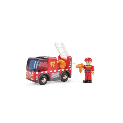 Hape Feuerwehrauto mit Sirene