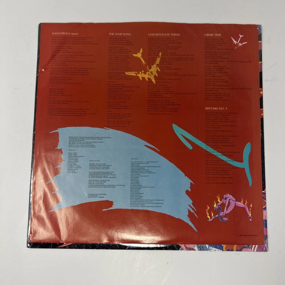 Culture Club Waking Up With The House On Fire Vinyl Record - OE39881 - Shrink - Image 3 of 4