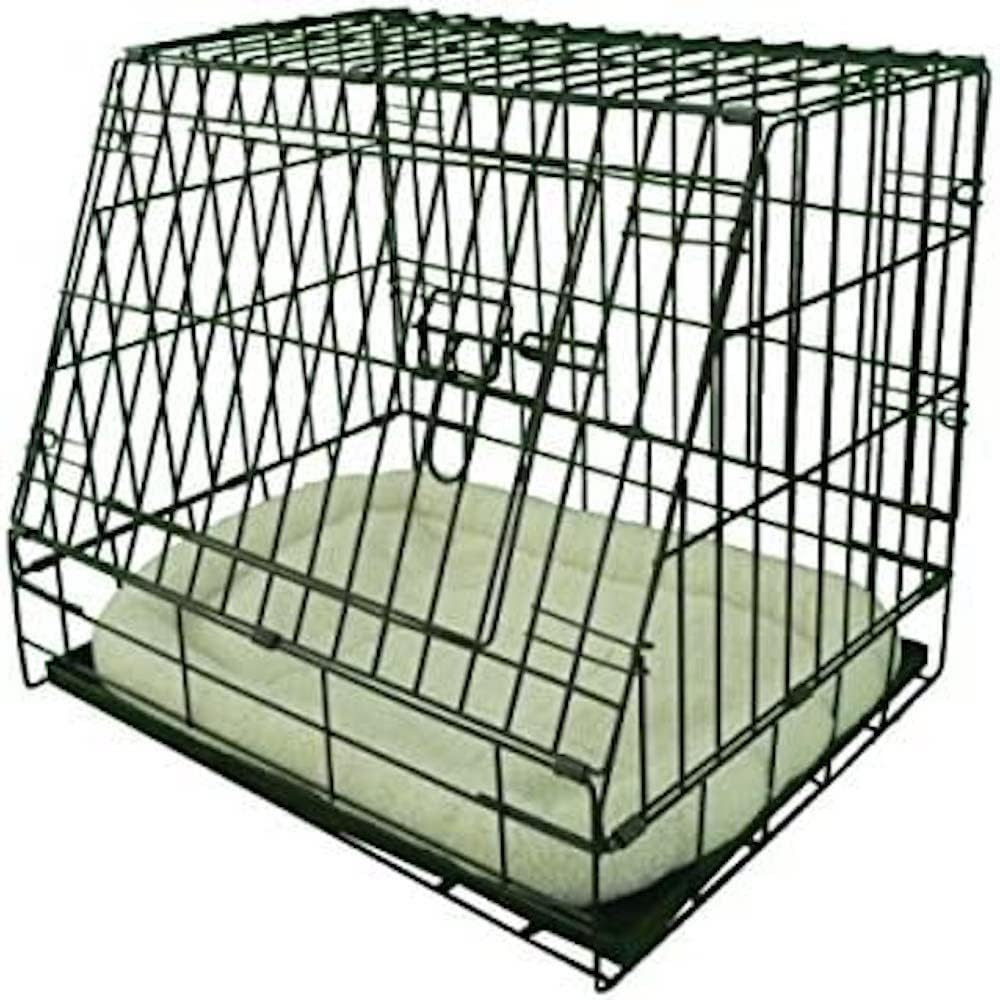 Gabbia Auto Cani Prezzo Conveniente Inclinata Pieghevole Metallo
