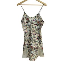 Victoria's Secret Vintage Floral Satin Slip Dress, Size Medium