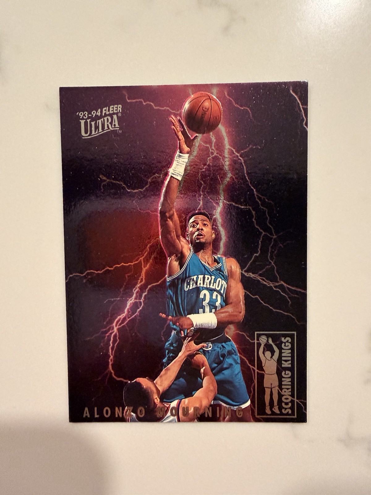 1993-94 Fleer Ultra Scoring Kings Alonzo Mourning #7
